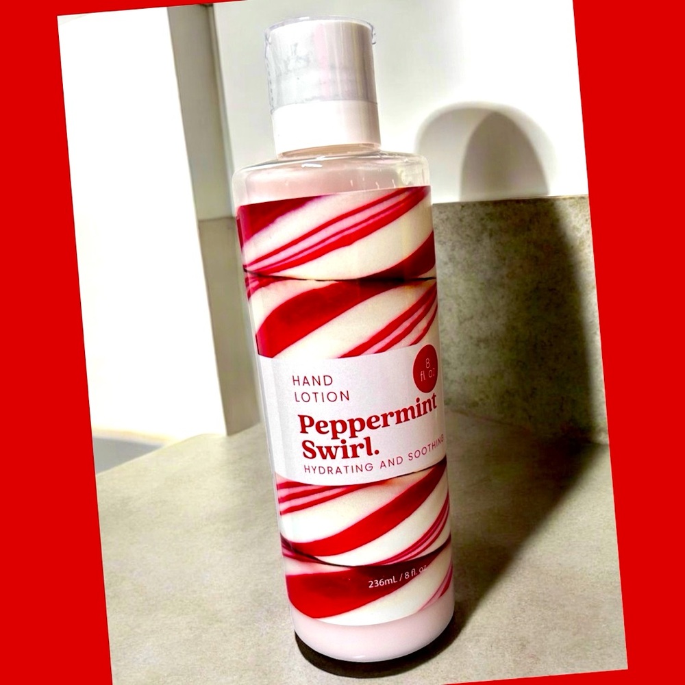 Peppermint Swirl Hydrating and Soothing Hand Lotion- ALL NEW